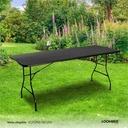 Mesa Plegable Negra 180 Verona